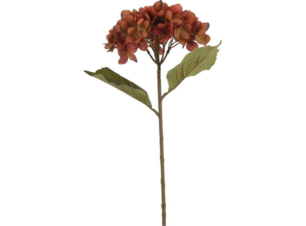 Blomst hortensia m/kvist h:60cm 4ass Minimum 24 assortert 